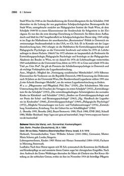 Image of the Page - 2866 - in biografiA. - Lexikon österreichischer Frauen, Volume 3, P – Z