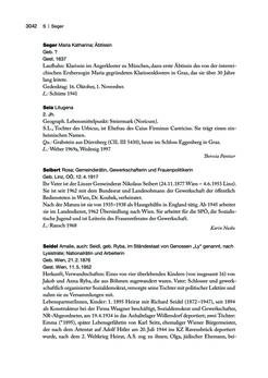 Image of the Page - 3042 - in biografiA. - Lexikon österreichischer Frauen, Volume 3, P – Z