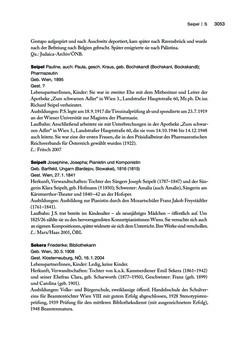 Image of the Page - 3053 - in biografiA. - Lexikon österreichischer Frauen, Volume 3, P – Z