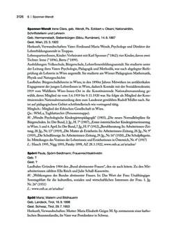 Image of the Page - 3126 - in biografiA. - Lexikon österreichischer Frauen, Volume 3, P – Z