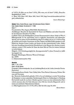 Image of the Page - 3236 - in biografiA. - Lexikon österreichischer Frauen, Volume 3, P – Z