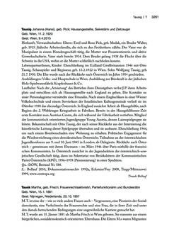 Image of the Page - 3261 - in biografiA. - Lexikon österreichischer Frauen, Volume 3, P – Z