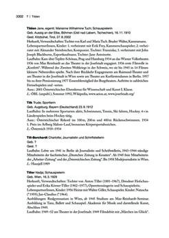 Bild der Seite - 3302 - in biografiA. - Lexikon österreichischer Frauen, Band 3, P – Z