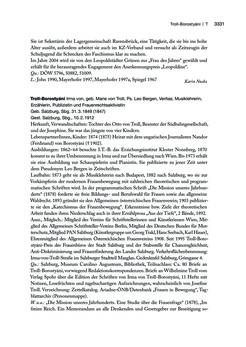 Bild der Seite - 3331 - in biografiA. - Lexikon österreichischer Frauen, Band 3, P – Z