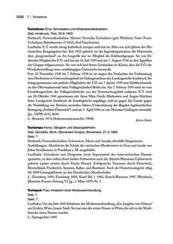 Image of the Page - 3336 - in biografiA. - Lexikon österreichischer Frauen, Volume 3, P – Z