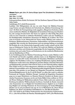 Bild der Seite - 3355 - in biografiA. - Lexikon österreichischer Frauen, Band 3, P – Z