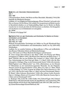 Image of the Page - 3387 - in biografiA. - Lexikon österreichischer Frauen, Volume 3, P – Z