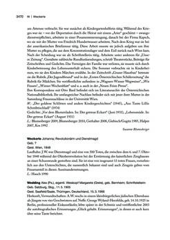 Image of the Page - 3470 - in biografiA. - Lexikon österreichischer Frauen, Volume 3, P – Z