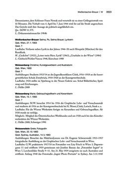 Image of the Page - 3503 - in biografiA. - Lexikon österreichischer Frauen, Volume 3, P – Z