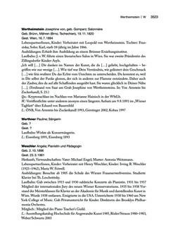 Image of the Page - 3523 - in biografiA. - Lexikon österreichischer Frauen, Volume 3, P – Z