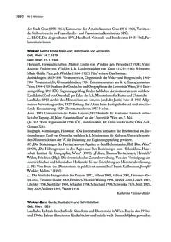 Image of the Page - 3560 - in biografiA. - Lexikon österreichischer Frauen, Volume 3, P – Z