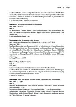 Image of the Page - 3563 - in biografiA. - Lexikon österreichischer Frauen, Volume 3, P – Z