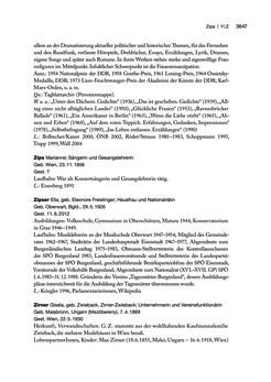 Bild der Seite - 3647 - in biografiA. - Lexikon österreichischer Frauen, Band 3, P – Z