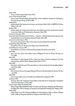 Bild der Seite - 4001 - in biografiA. - Lexikon österreichischer Frauen, Band 4, Register