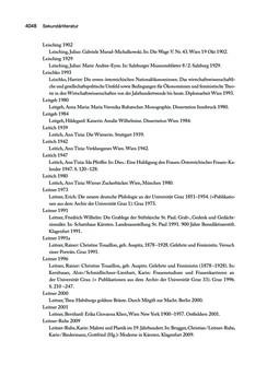 Image of the Page - 4048 - in biografiA. - Lexikon österreichischer Frauen, Volume 4, Register