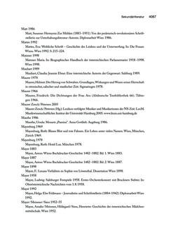 Image of the Page - 4067 - in biografiA. - Lexikon österreichischer Frauen, Volume 4, Register