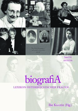 Bild der Seite - Einband vorne - in biografiA. - Lexikon österreichischer Frauen, Band 4, Register