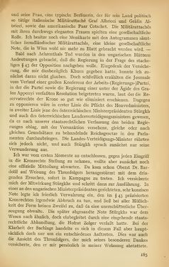 Image of the Page - 185 - in Aus Österreichs Höhe und Niedergang - Eine Lebensschilderung
