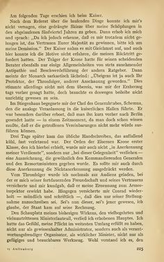 Image of the Page - 225 - in Aus Österreichs Höhe und Niedergang - Eine Lebensschilderung