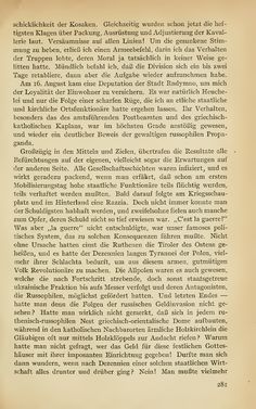 Image of the Page - 281 - in Aus Österreichs Höhe und Niedergang - Eine Lebensschilderung