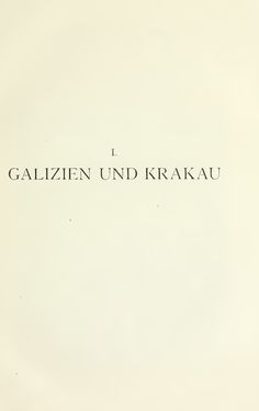 Bild der Seite - (000009) - in Aus Österreichs Vormärz - Galizien und Krakau