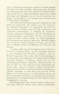Bild der Seite - 8 - in Aus Österreichs Vormärz - Galizien und Krakau