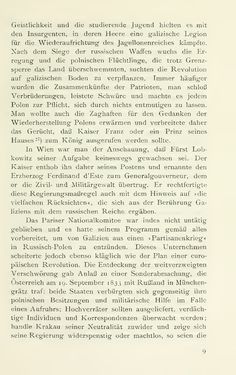 Image of the Page - 9 - in Aus Österreichs Vormärz - Galizien und Krakau