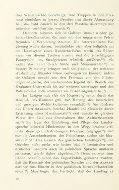 Image of the Page - 10 - in Aus Österreichs Vormärz - Galizien und Krakau
