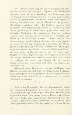 Image of the Page - 14 - in Aus Österreichs Vormärz - Galizien und Krakau