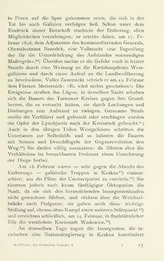 Bild der Seite - 17 - in Aus Österreichs Vormärz - Galizien und Krakau