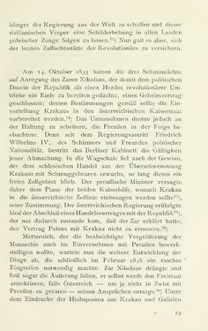 Bild der Seite - 19 - in Aus Österreichs Vormärz - Galizien und Krakau