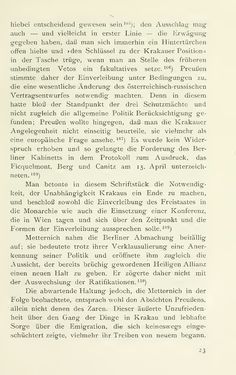 Bild der Seite - 23 - in Aus Österreichs Vormärz - Galizien und Krakau