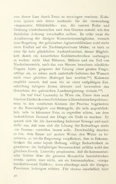 Bild der Seite - 40 - in Aus Österreichs Vormärz - Galizien und Krakau