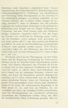 Bild der Seite - 43 - in Aus Österreichs Vormärz - Galizien und Krakau