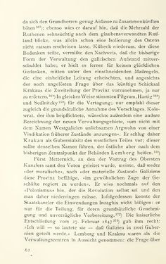 Bild der Seite - 62 - in Aus Österreichs Vormärz - Galizien und Krakau