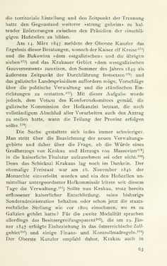 Bild der Seite - 63 - in Aus Österreichs Vormärz - Galizien und Krakau