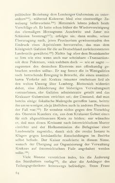 Bild der Seite - 64 - in Aus Österreichs Vormärz - Galizien und Krakau