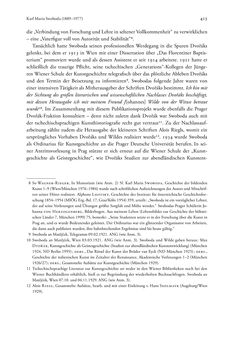 Image of the Page - 413 - in Österreichische Historiker - Lebensläufe und Karrieren 1900–1945, Volume 2