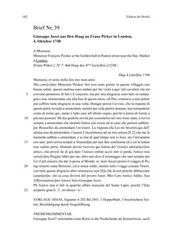 Bild der Seite - 182 - in Die Operisti als kulturelles Netzwerk - Der Briefwechsel von Franz und Marianne Pirker, Band 1 & 2