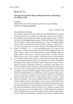 Image of the Page - 219 - in Die Operisti als kulturelles Netzwerk - Der Briefwechsel von Franz und Marianne Pirker, Volume 1 & 2