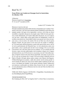 Image of the Page - 240 - in Die Operisti als kulturelles Netzwerk - Der Briefwechsel von Franz und Marianne Pirker, Volume 1 & 2