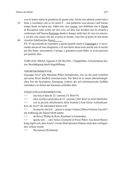 Image of the Page - 257 - in Die Operisti als kulturelles Netzwerk - Der Briefwechsel von Franz und Marianne Pirker, Volume 1 & 2