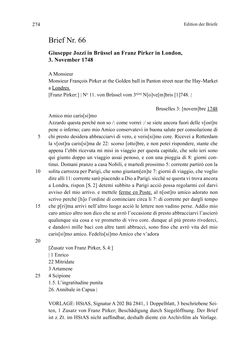 Bild der Seite - 274 - in Die Operisti als kulturelles Netzwerk - Der Briefwechsel von Franz und Marianne Pirker, Band 1 & 2