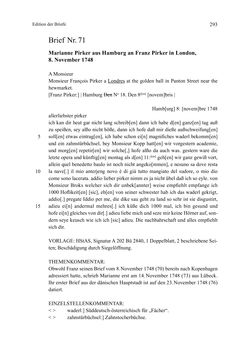 Bild der Seite - 293 - in Die Operisti als kulturelles Netzwerk - Der Briefwechsel von Franz und Marianne Pirker, Band 1 & 2