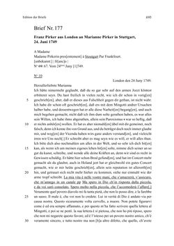 Image of the Page - 695 - in Die Operisti als kulturelles Netzwerk - Der Briefwechsel von Franz und Marianne Pirker, Volume 1 & 2