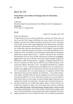 Image of the Page - 744 - in Die Operisti als kulturelles Netzwerk - Der Briefwechsel von Franz und Marianne Pirker, Volume 1 & 2