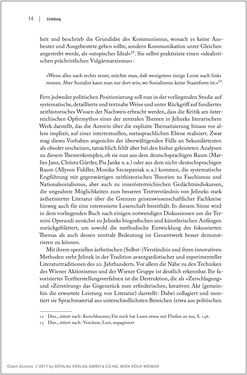 Bild der Seite - 14 - in Der Opfermythos bei Elfriede Jelinek - Eine historiografische Untersuchung