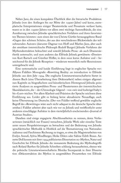 Image of the Page - 17 - in Der Opfermythos bei Elfriede Jelinek - Eine historiografische Untersuchung