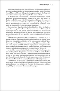 Bild der Seite - 21 - in Der Opfermythos bei Elfriede Jelinek - Eine historiografische Untersuchung