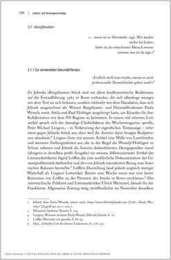 Bild der Seite - 108 - in Der Opfermythos bei Elfriede Jelinek - Eine historiografische Untersuchung
